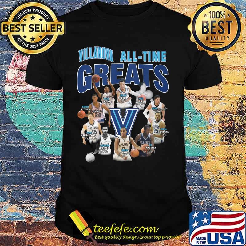 Villanova wildcats all time great signatures shirt Villanova wildcats all time great signatures shirt