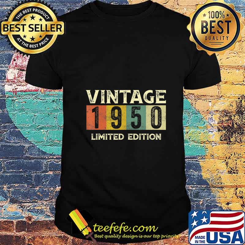 Vintage 1950 limited edition vintage retro shirt