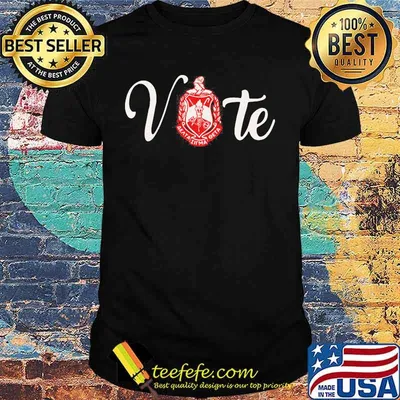 Vote delta sigma theta crest shirt