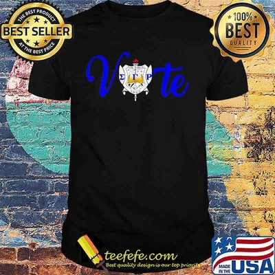 Vote sigma gamma rho sorority shield shirt