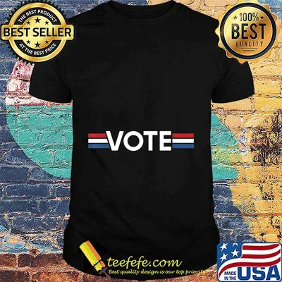 Vote Tshirt Women Men Trendy Red White Blue 2020 Election T-Shirt
