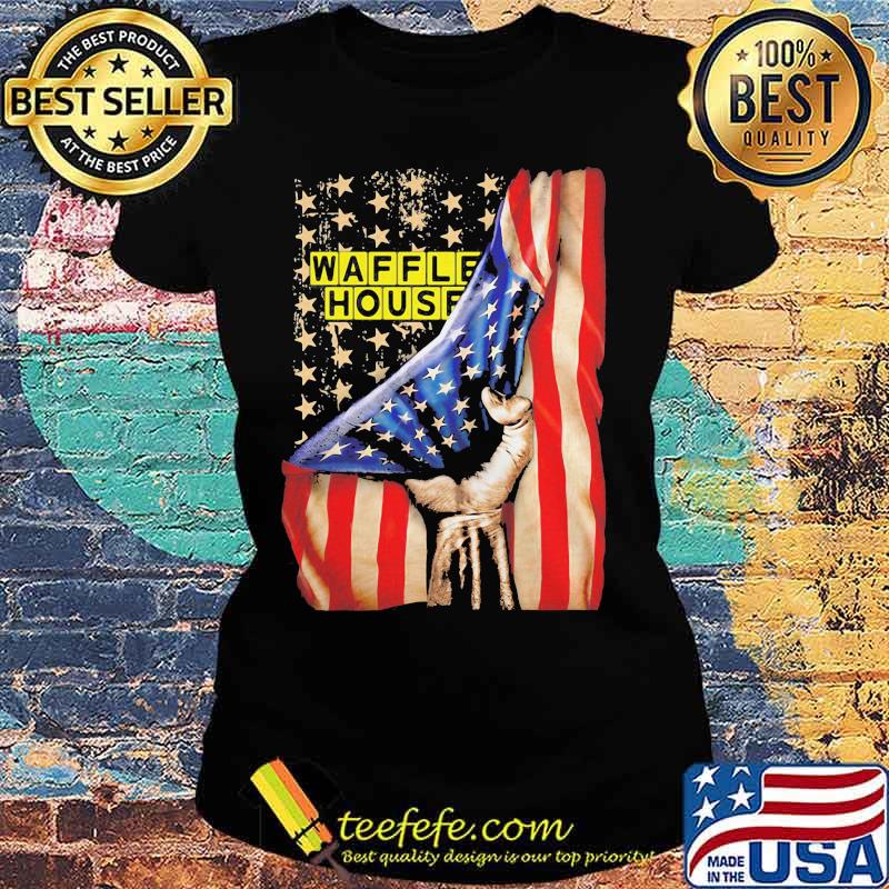 Waffle house american flag independence s Ladies tee Waffle house american flag independence s Ladies tee