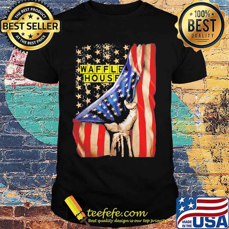 Waffle house american flag independence shirt