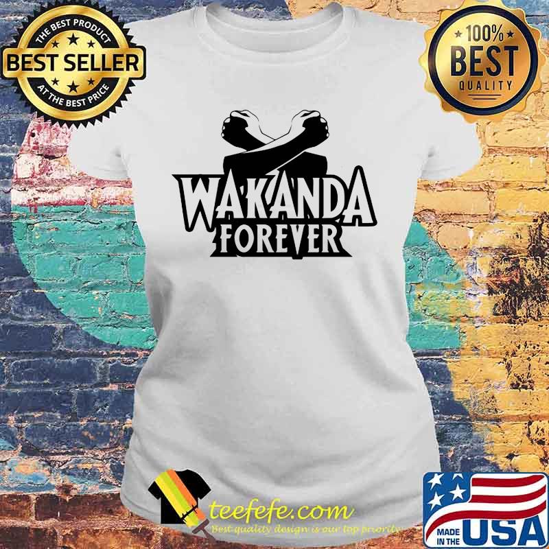 Wakanda forever black panther chadwick rip hand s Laides tee Wakanda forever black panther chadwick rip hand s Laides tee