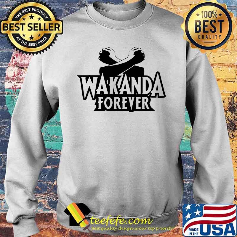 Wakanda forever black panther chadwick rip hand s Sweater Wakanda forever black panther chadwick rip hand s Sweater