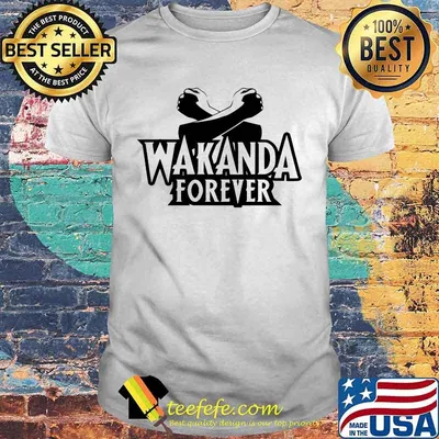 Wakanda forever black panther chadwick rip hand shirt