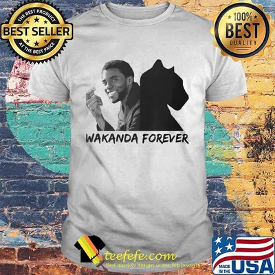 Wakanda forever black panther rip chadwick actor 2020 shirt