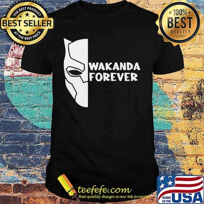 Wakanda forever marvel heroes black panther chadwick rip face shirt