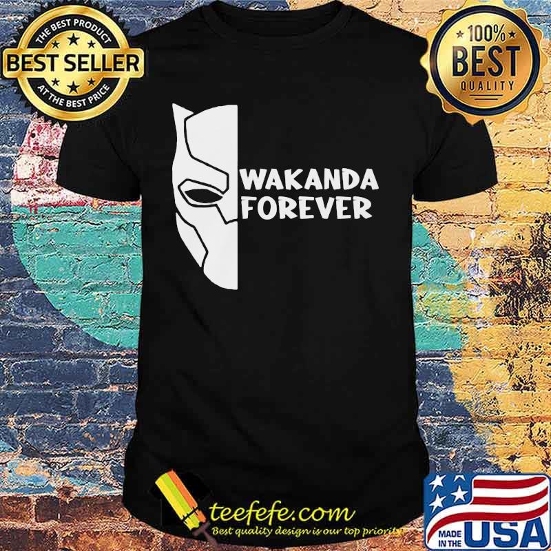 Wakanda forever marvel heroes black panther chadwick rip face shirt Wakanda forever marvel heroes black panther chadwick rip face shirt