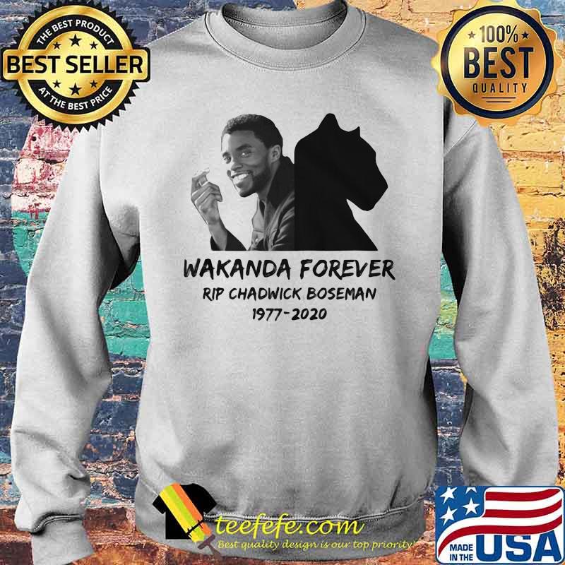 Wakanda forever rip chadwick black panther actor 1977 2020 s Sweater Wakanda forever rip chadwick black panther actor 1977 2020 s Sweater