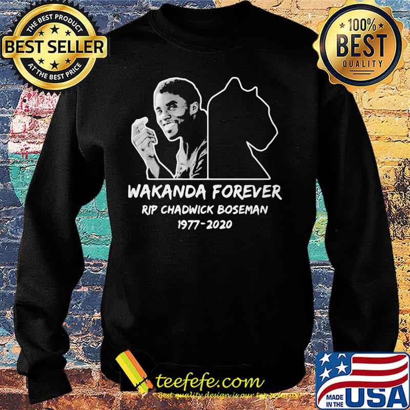 Wakanda forever rip chadwick boseman black panther 1977 2020 s Sweater Wakanda forever rip chadwick boseman black panther 1977 2020 s Sweater