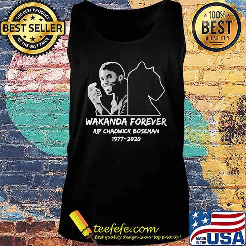 Wakanda forever rip chadwick boseman black panther 1977 2020 s Tank top Wakanda forever rip chadwick boseman black panther 1977 2020 s Tank top
