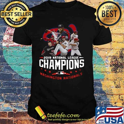 Washington nationals 2019 national league champions shirt