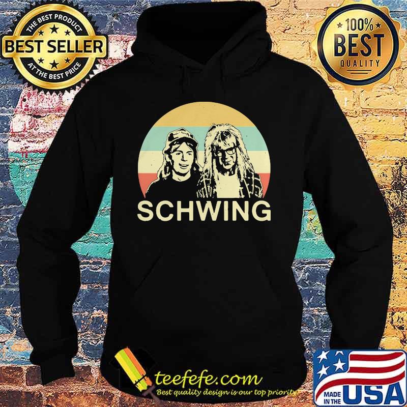 Wayne campbell and garth algar schwing vintage retro s Hoodie Wayne campbell and garth algar schwing vintage retro s Hoodie