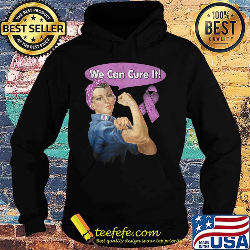 We Can Cure It Strong Girl Breast cancer awareness s Hoodie We Can Cure It Strong Girl Breast cancer awareness s Hoodie