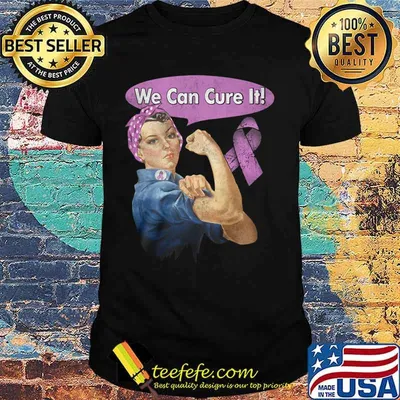 We Can Cure It Strong Girl Breast cancer awareness shirt