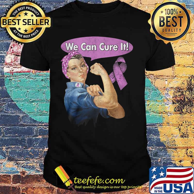 We Can Cure It Strong Girl Breast cancer awareness shirt We Can Cure It Strong Girl Breast cancer awareness shirt