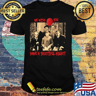 We wish you have a bootiful night horror halloween shirt