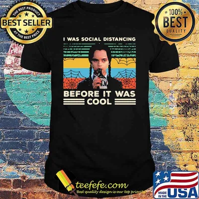 Wednesday addams poison bottle i was social distancing before it was cool vintage retro shirt