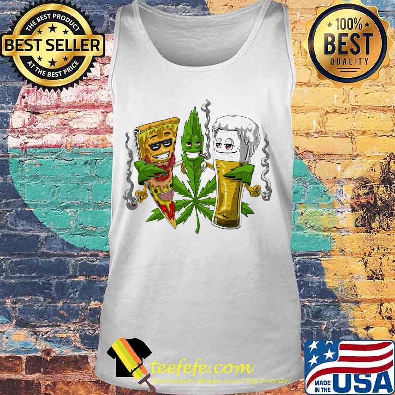 Weed pizza and beer smoking s Tank top Weed pizza and beer smoking s Tank top