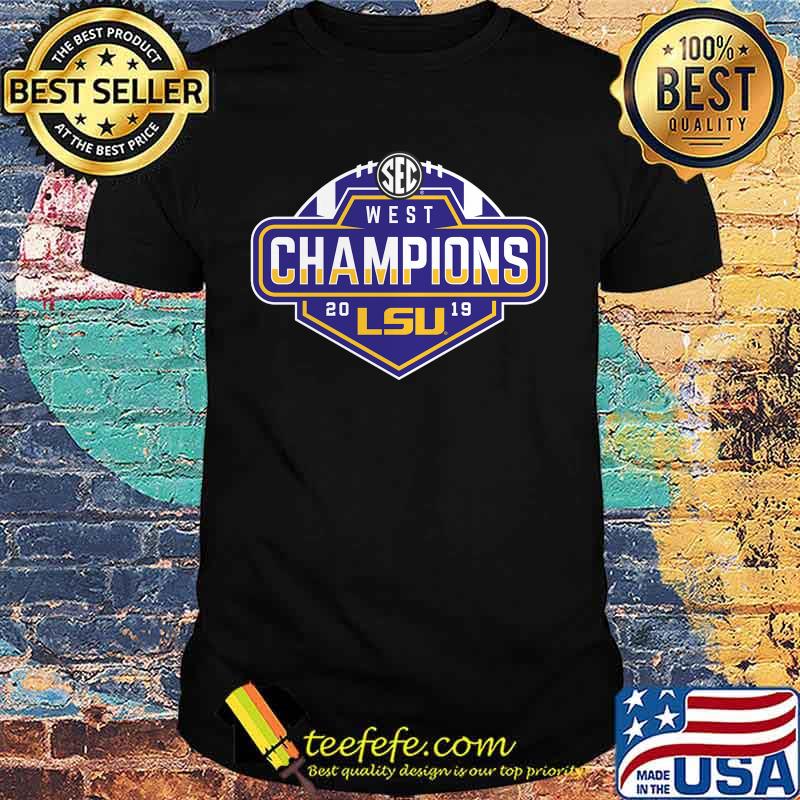West champions 2019 lsu tigers football shirt