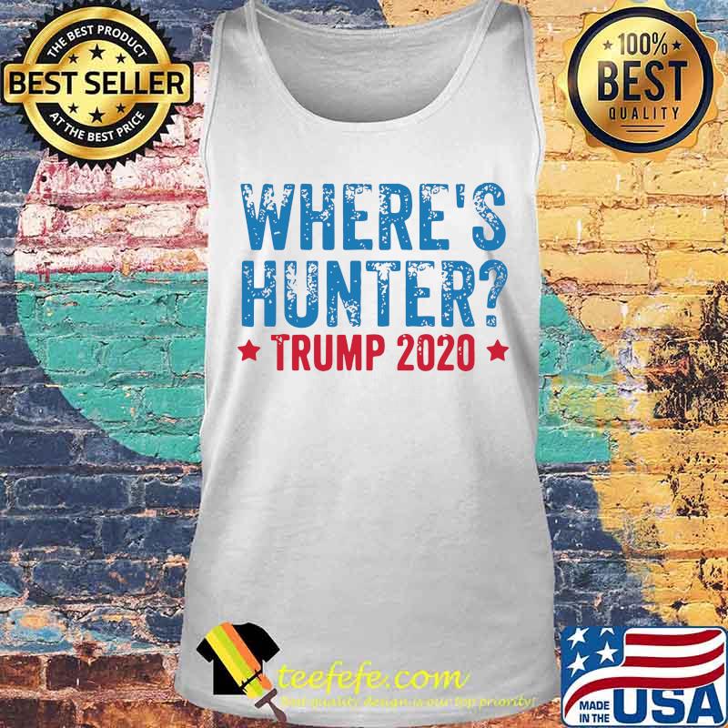 Where's hunter trump 2020 stars s Tank top Where's hunter trump 2020 stars s Tank top