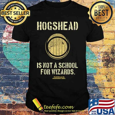 Whisky Fan Gift Idea Design Hogshead Cask Whisky T-Shirt