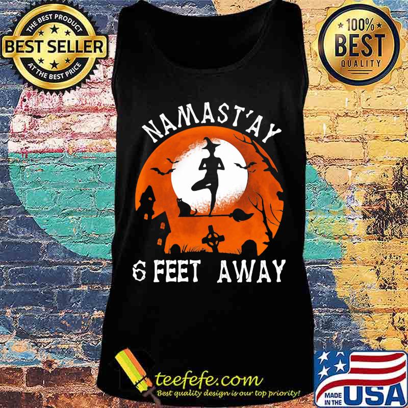 Witch namastay 6 feet away sunset s Tank top Witch namastay 6 feet away sunset s Tank top