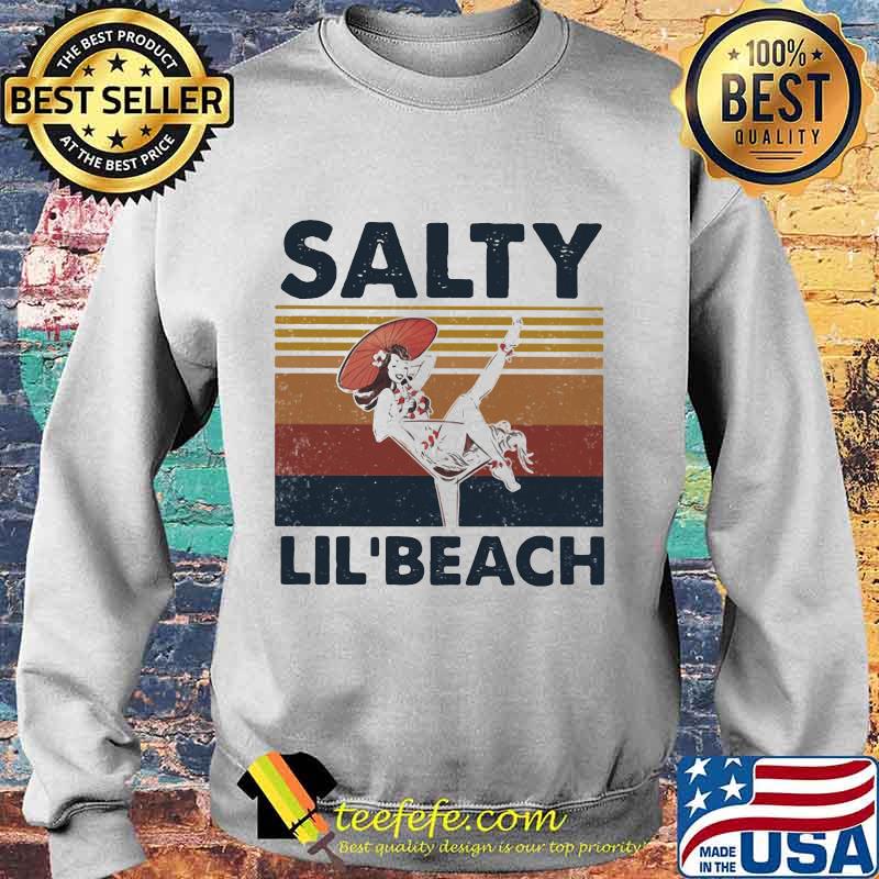 Woman salty lil' beach vintage retro s Sweater Woman salty lil' beach vintage retro s Sweater