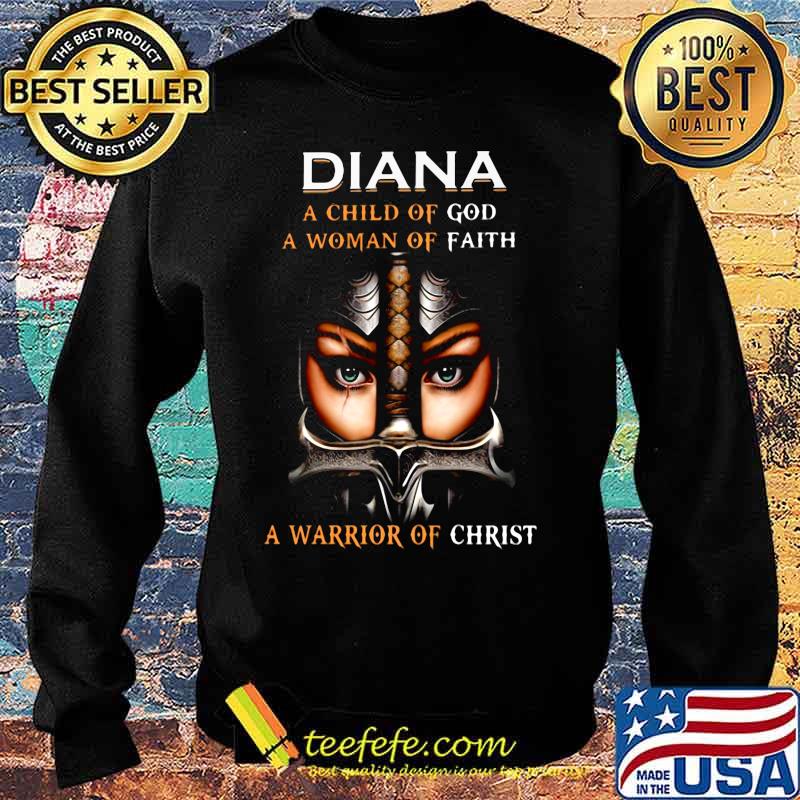 Woman warrior armor of god diana a child of god a woman of faith a warrior of christ s Sweater Woman warrior armor of god diana a child of god a woman of faith a warrior of christ s Sweater