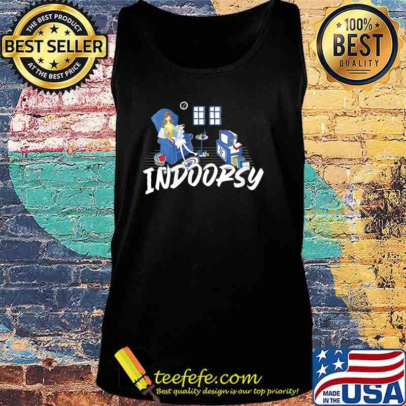 Womens Indoorsy reading and watching TV V-Neck T-Shirt Copy Tank top Womens Indoorsy reading and watching TV V-Neck T-Shirt Copy Tank top