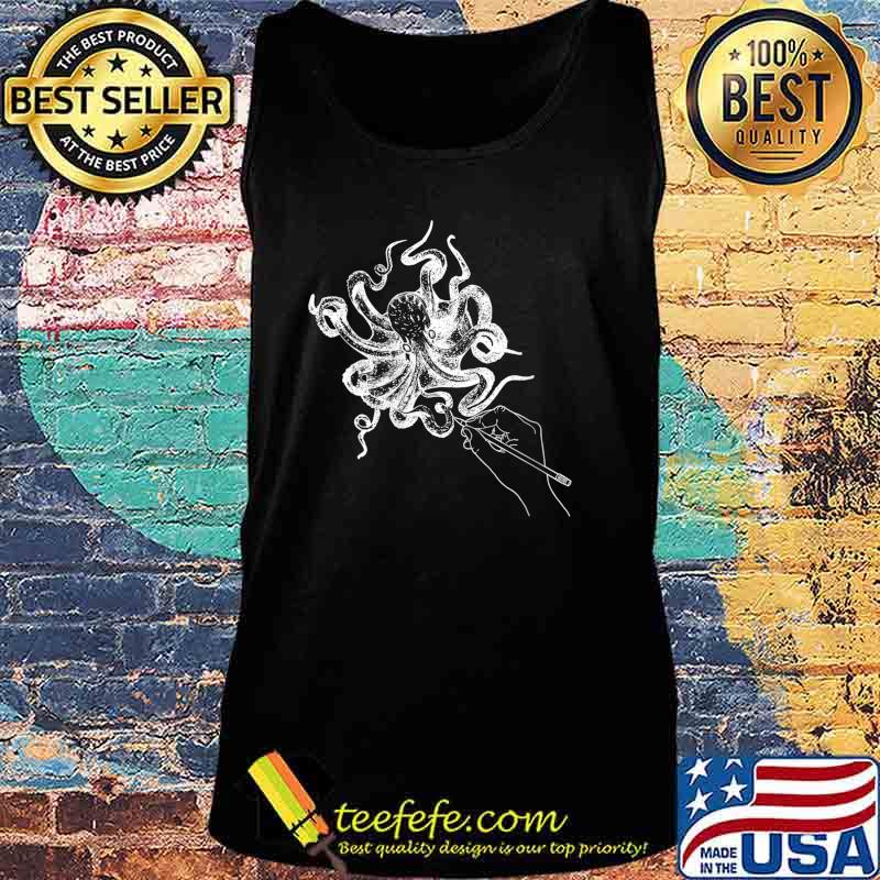 Womens Octopus hand drawing sketch graphic V-Neck T-Shirt Copy Tank top Womens Octopus hand drawing sketch graphic V-Neck T-Shirt Copy Tank top