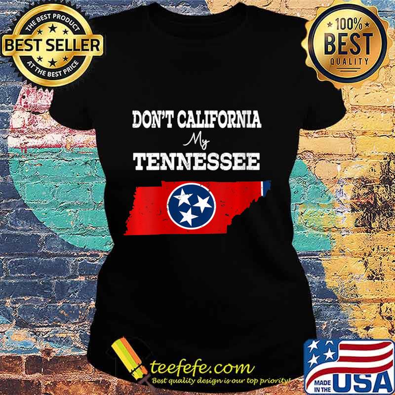 Womens Vintage Don't California My Tennessee Tennessee Flag Map V-Neck T-Shirt Ladies tee Womens Vintage Don't California My Tennessee Tennessee Flag Map V-Neck T-Shirt Ladies tee
