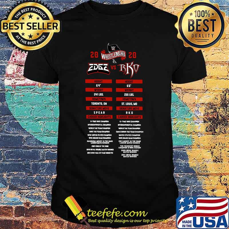 Wrestlemania rated rko edge vs orton 2020 shirt Wrestlemania rated rko edge vs orton 2020 shirt