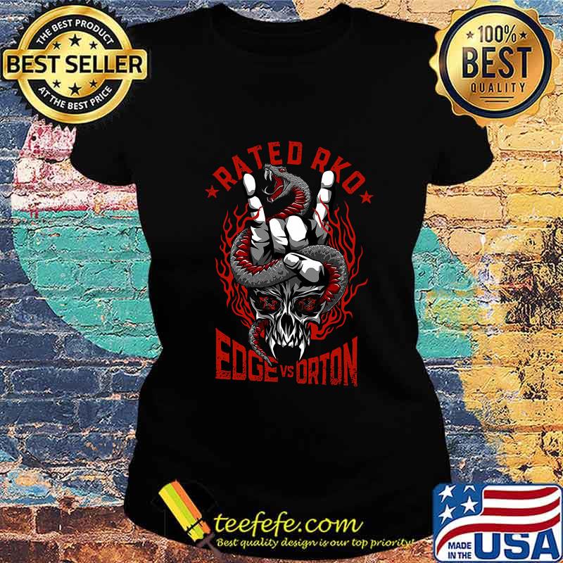WrestleMania snake rated rko edge vs orton s Ladies tee WrestleMania snake rated rko edge vs orton s Ladies tee