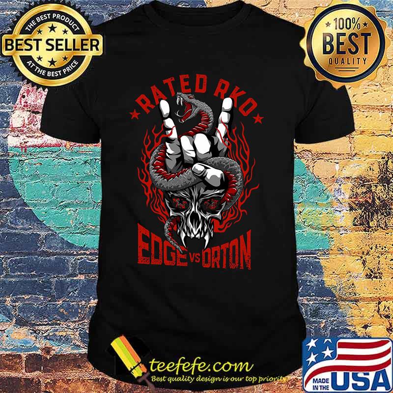 WrestleMania snake rated rko edge vs orton shirt