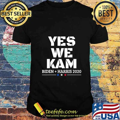 Yes we kam joe biden kamala harris vp vice president 2020 shirt