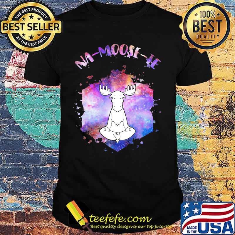Yoga deer na moose te shirt