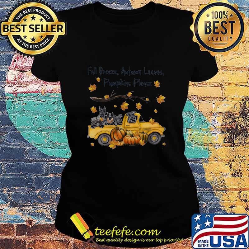 Yorkie dog fall breeze autumn leaves pumpkins please s Ladies tee Yorkie dog fall breeze autumn leaves pumpkins please s Ladies tee