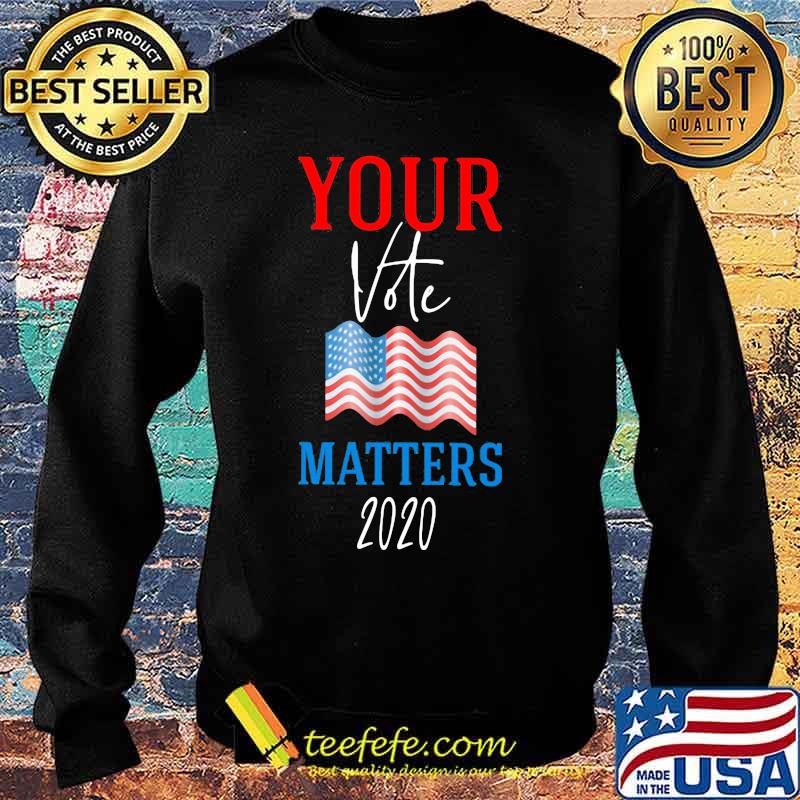 Your Vote Matters 2020 American Flag Independence Day Shirt Sweater Your Vote Matters 2020 American Flag Independence Day Shirt Sweater