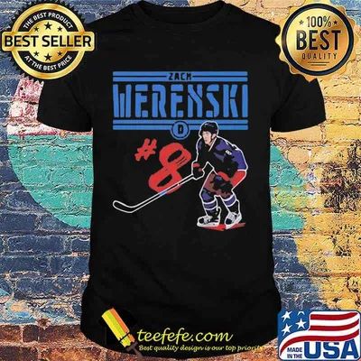 Zach werenski 8 columbus hockey shirt