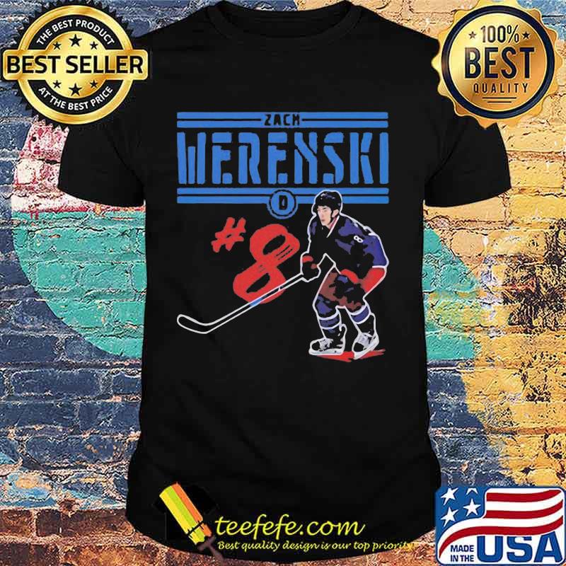 Zach werenski 8 columbus hockey shirt