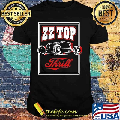 Zz top band thrill album shirt