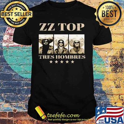 Zz top band tres hombres album shirt