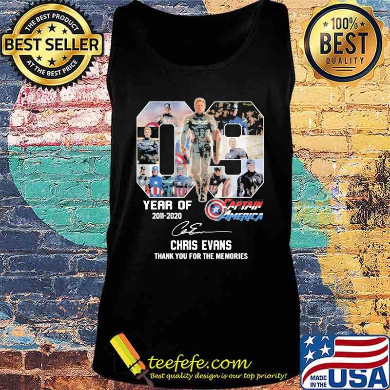 09 year of 2011 2020 captain america chris evans thank for the memories signatures s Tank top 09 year of 2011 2020 captain america chris evans thank for the memories signatures s Tank top