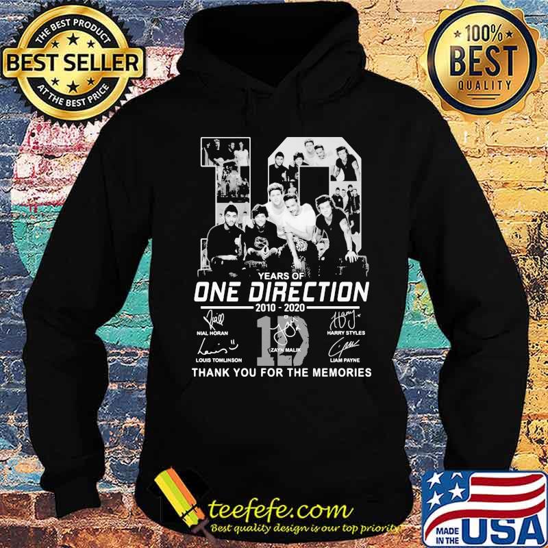 10 years of one direction 2010 2020 thank for the memories signatures s Hoodie 10 years of one direction 2010 2020 thank for the memories signatures s Hoodie