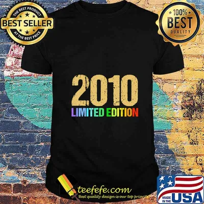 10th Birthday Boys Girls 10 Years Bday Funny Gift Year 2010 T-Shirt