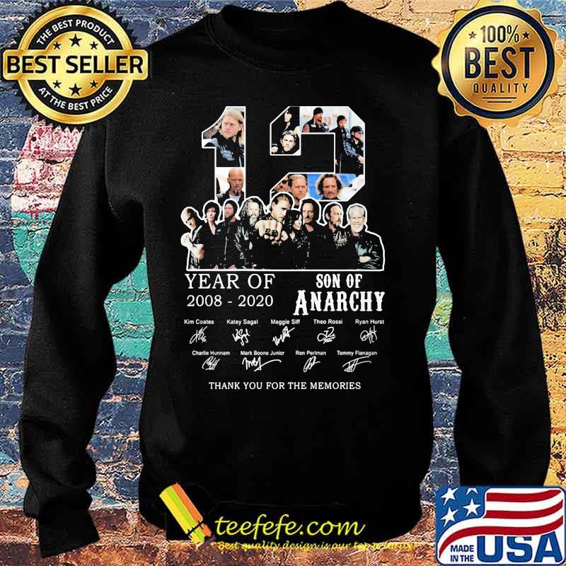12 year of 2008 2020 son of anarchy thank for the memories signatures s Sweater 12 year of 2008 2020 son of anarchy thank for the memories signatures s Sweater