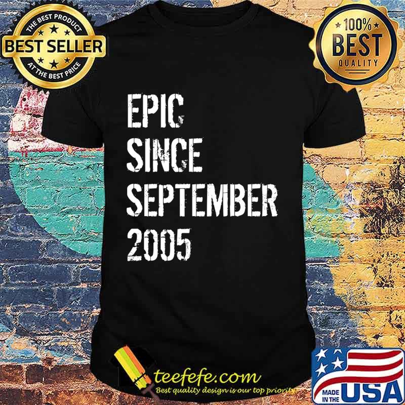15th Birthday Gift For Boys Girls Born In September 2005 Premium T-Shirt
