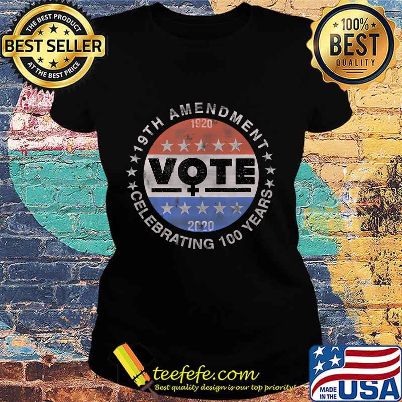19th Amendment Centennial Logo - Votes Women Suffrage T-Shirt Ladies tee 19th Amendment Centennial Logo - Votes Women Suffrage T-Shirt Ladies tee